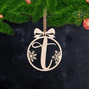 T Letter - Ornament Cut out 40 - PT97