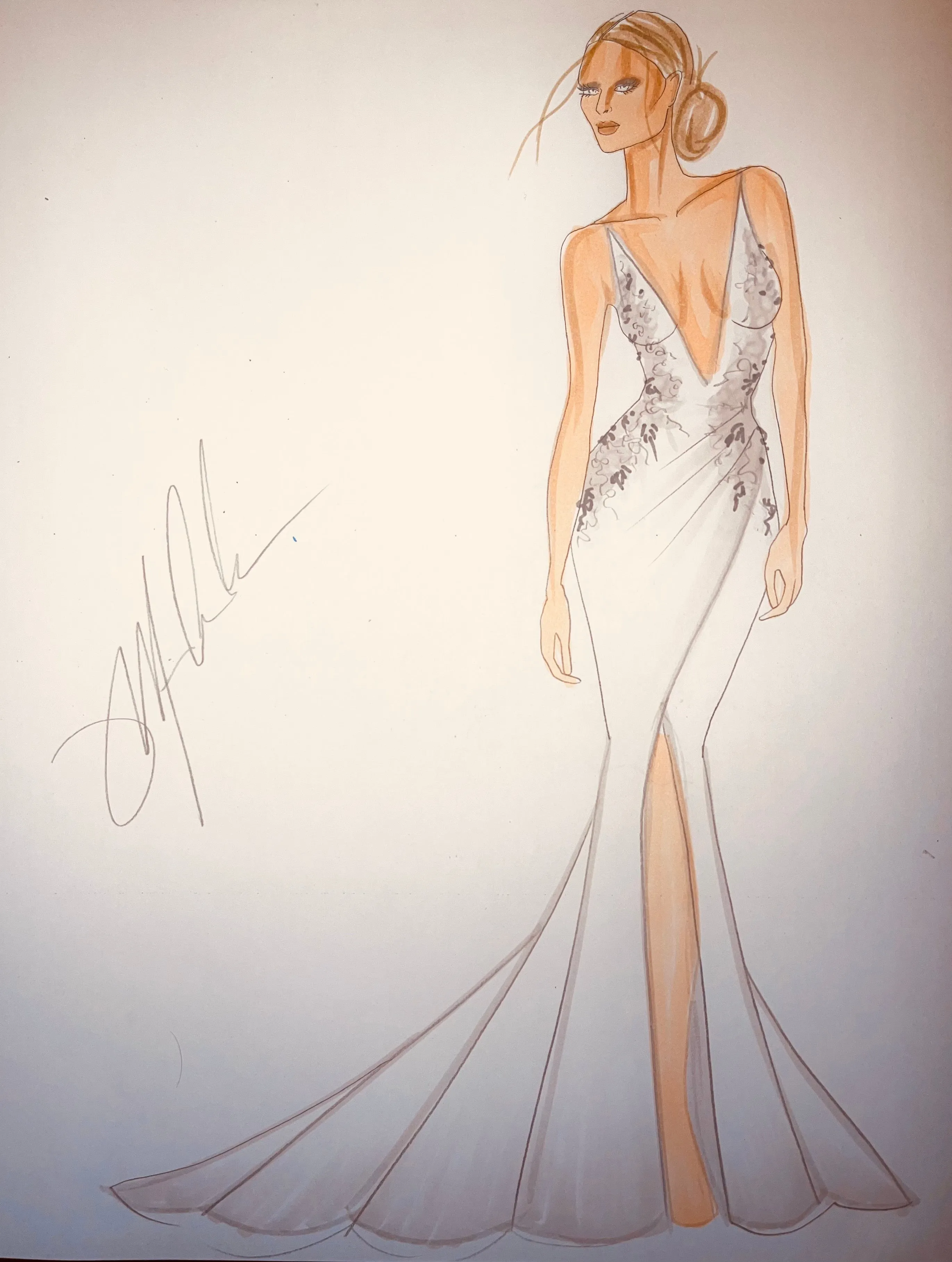 Tami's Custom Wedding Gown