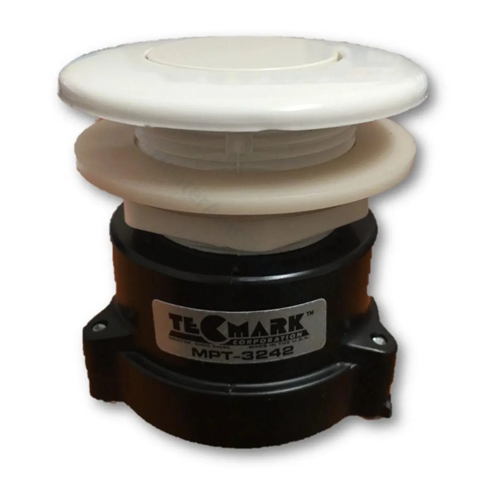 Tecmark White Flush Mount Air Button - 66mm OD | 41mm Hole