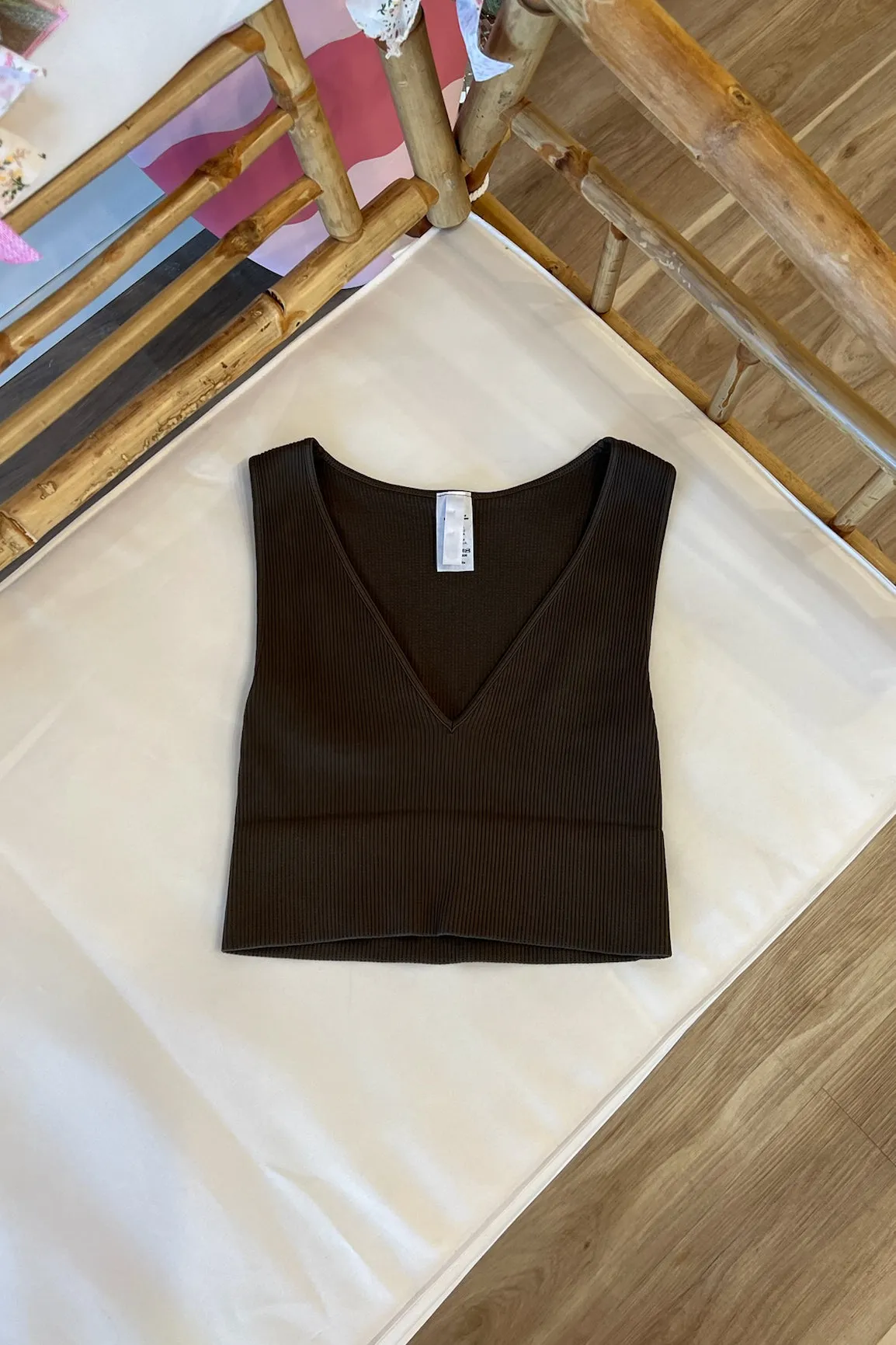 Tessa Plunge Neck Top