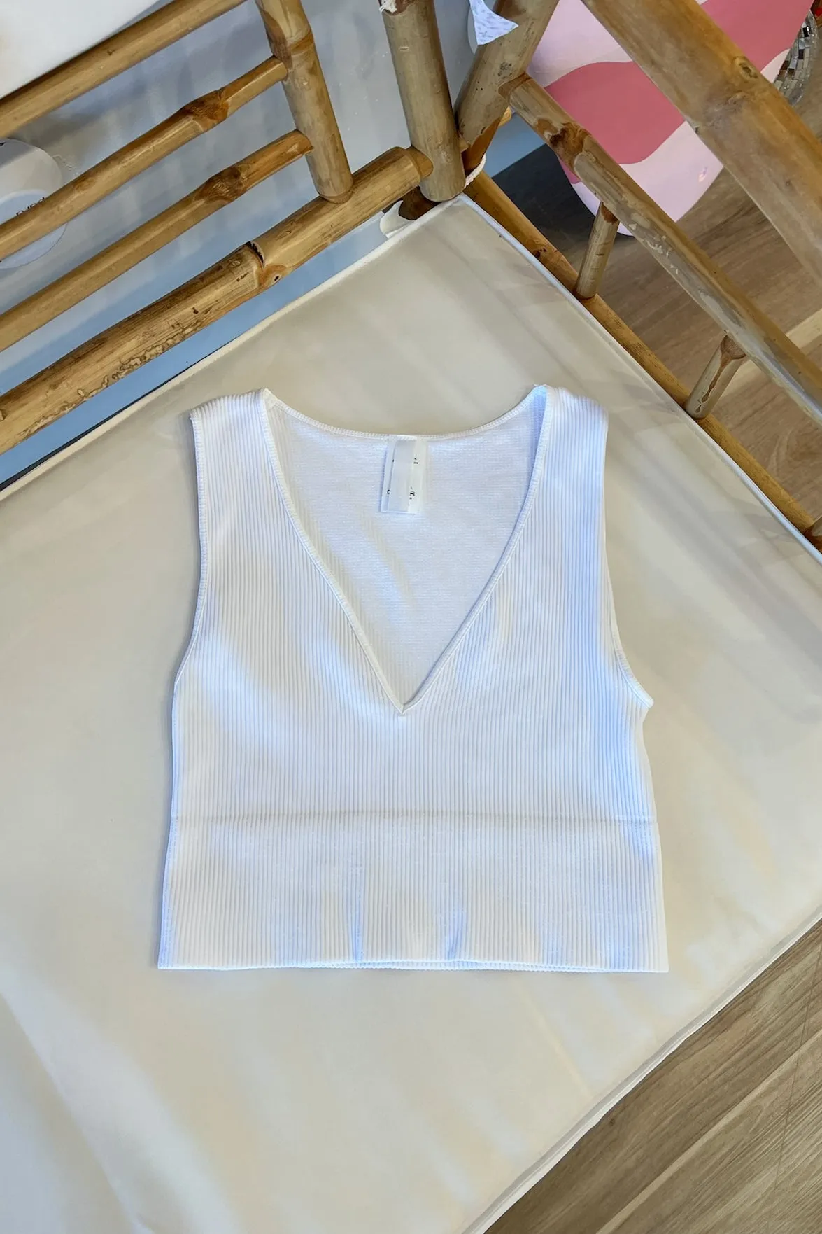 Tessa Plunge Neck Top