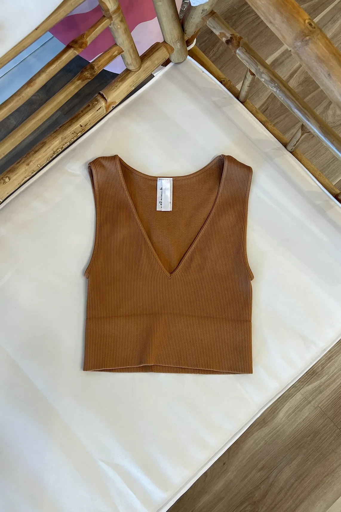 Tessa Plunge Neck Top
