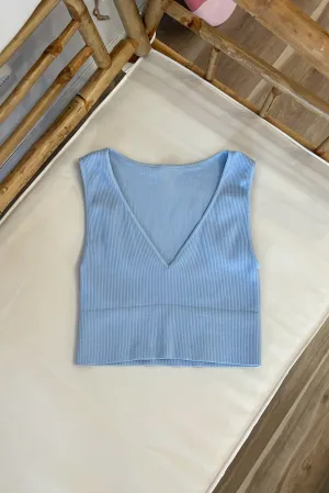 Tessa Plunge Neck Top