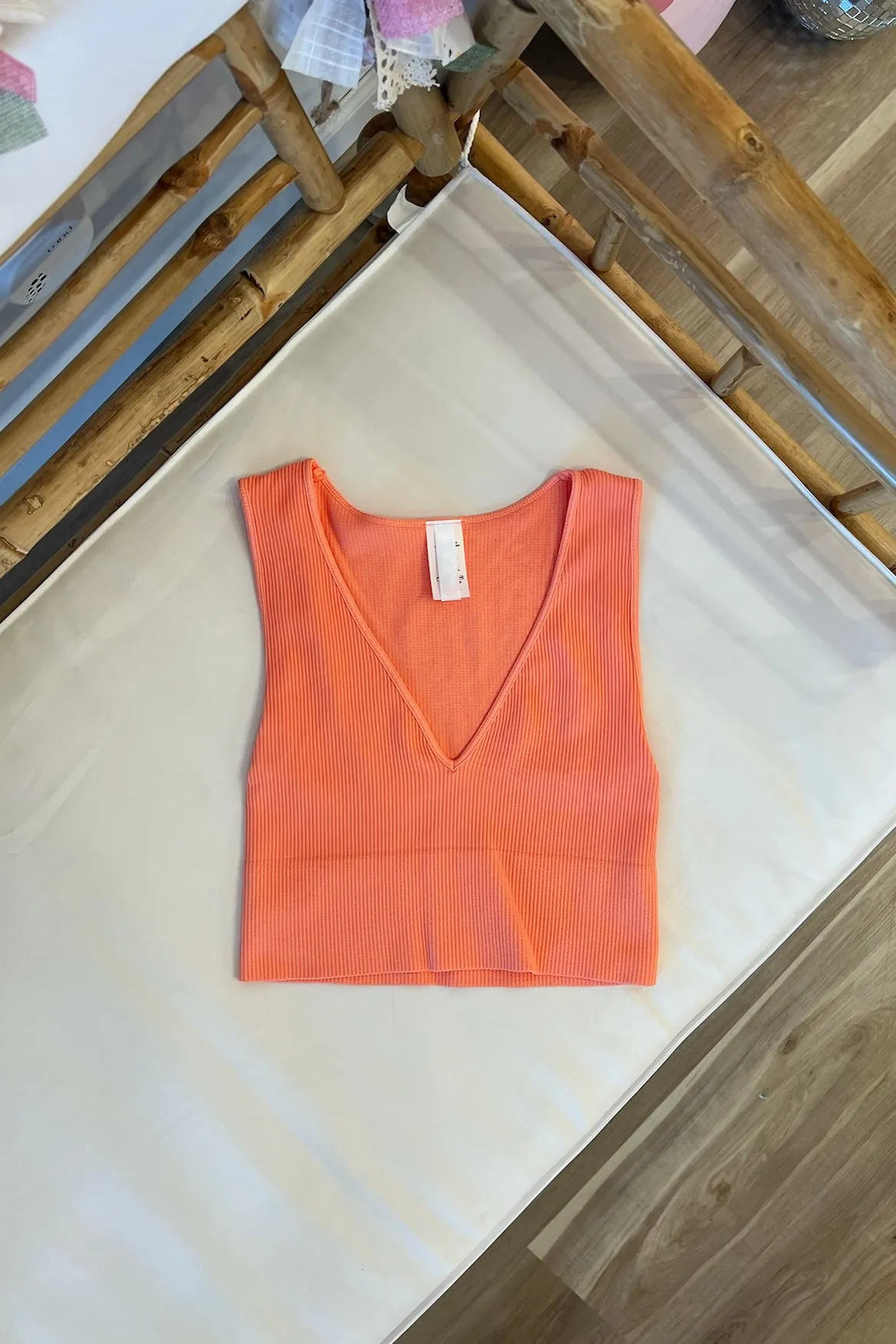 Tessa Plunge Neck Top