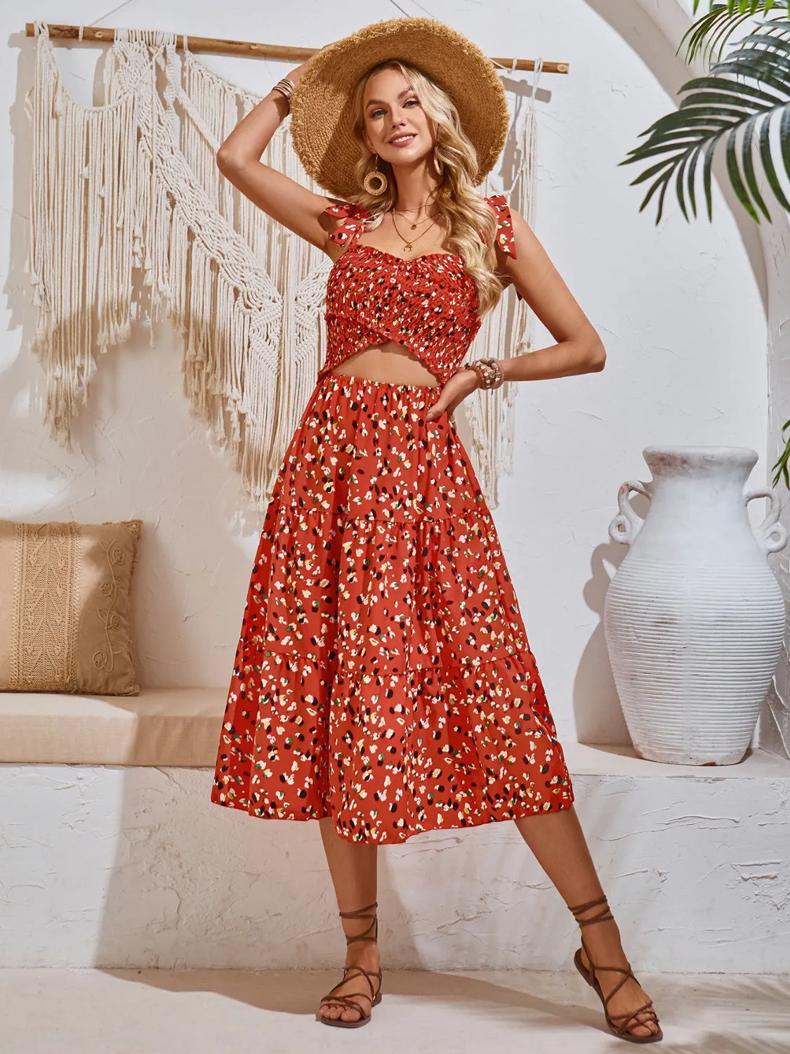 The Ada Cut-Out Midi Dress [3 Colors]