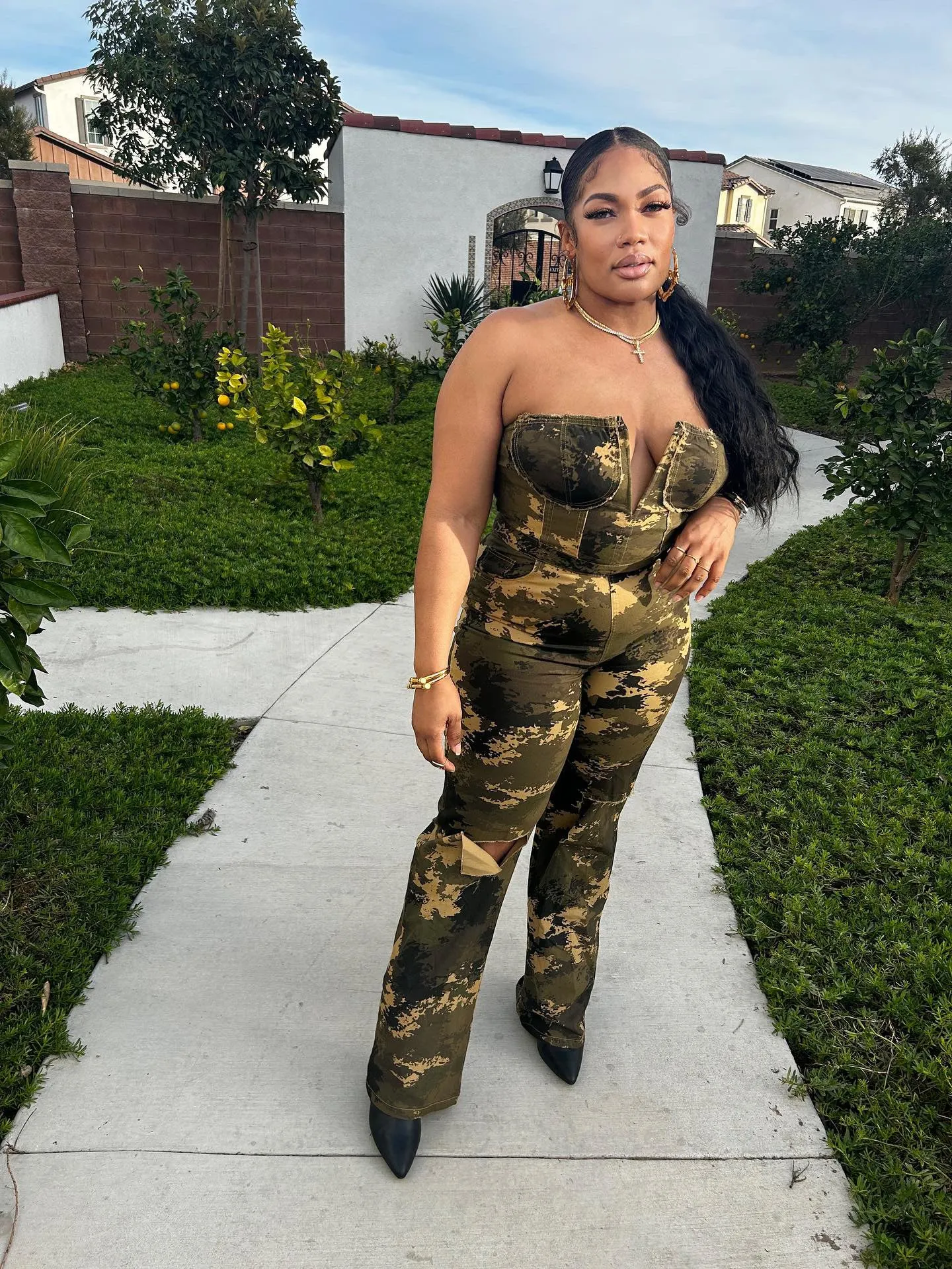 The “Green Fatigue” Jumpsuit