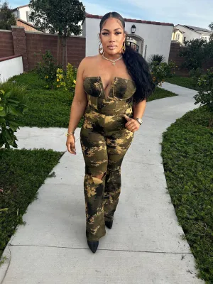 The “Green Fatigue” Jumpsuit