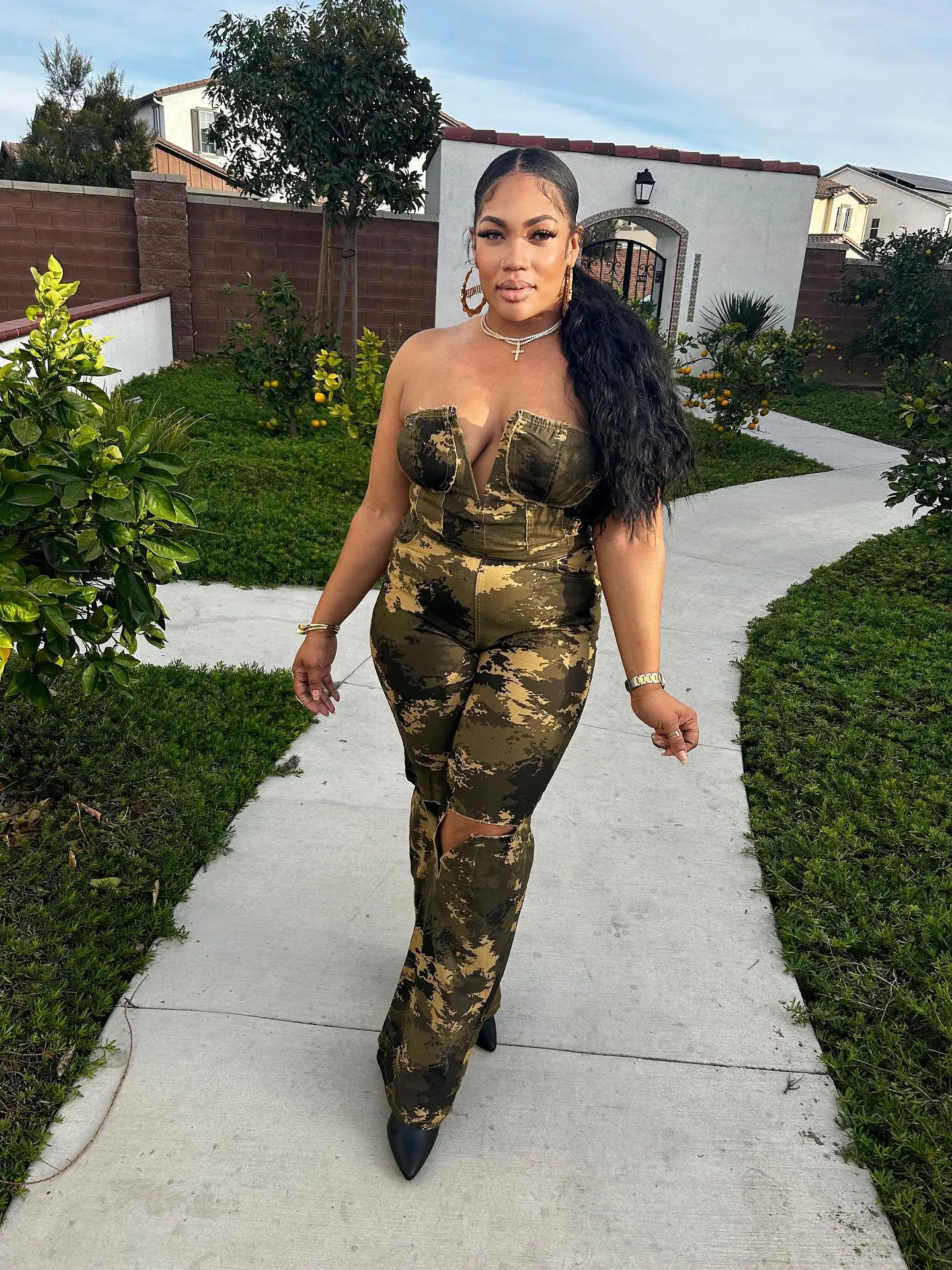 The “Green Fatigue” Jumpsuit