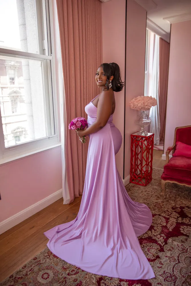 The Sasha Gown (Lavender) Quick Ship
