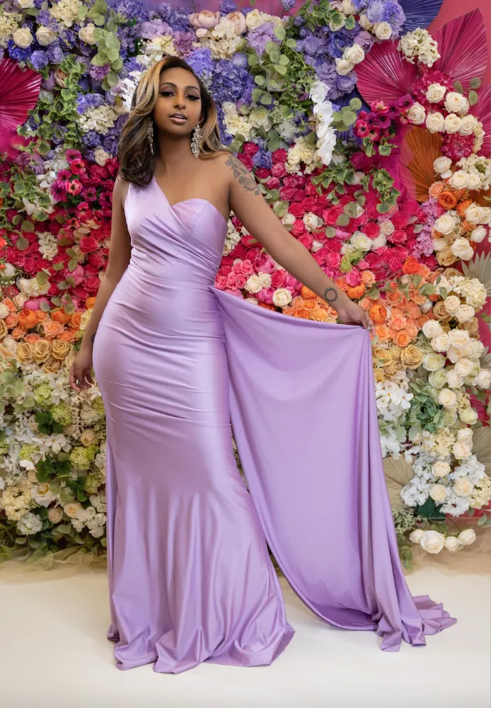 The Sasha Gown (Lavender) Quick Ship
