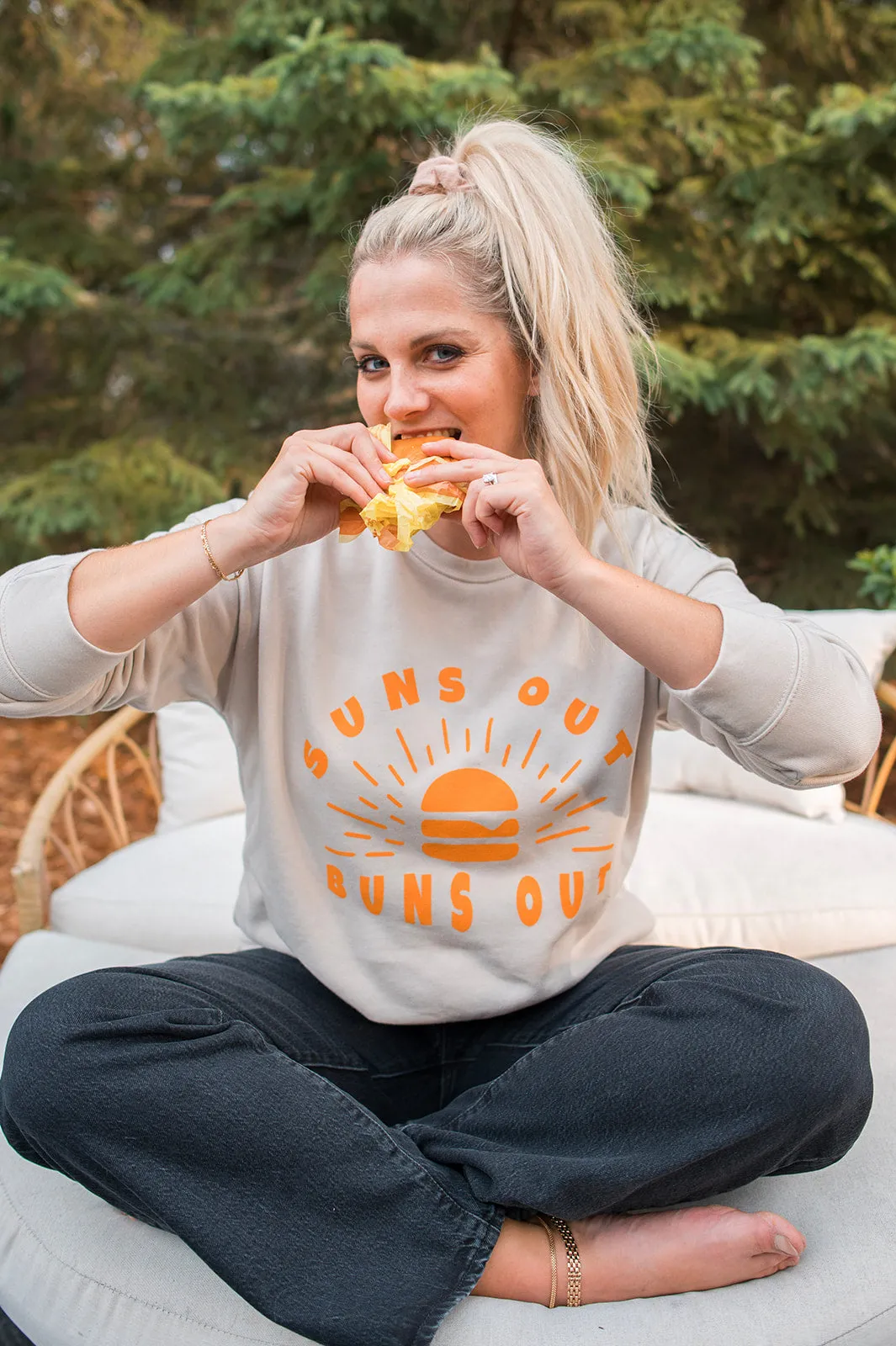 The SUNS OUT BUNS OUT Sweatshirt