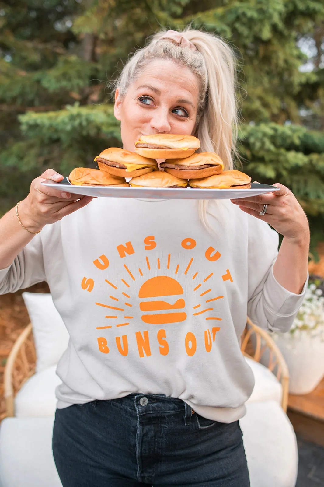 The SUNS OUT BUNS OUT Sweatshirt
