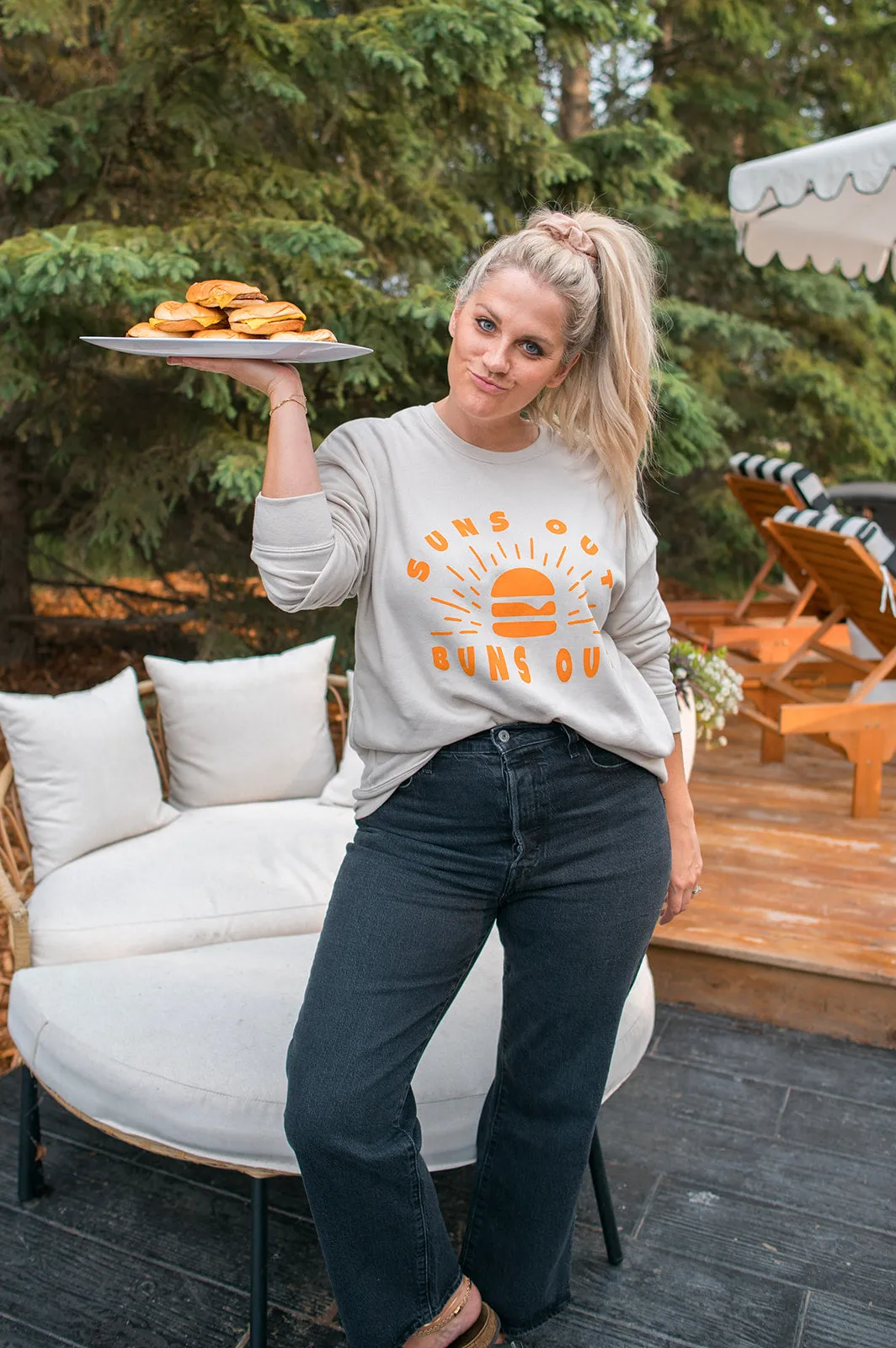 The SUNS OUT BUNS OUT Sweatshirt