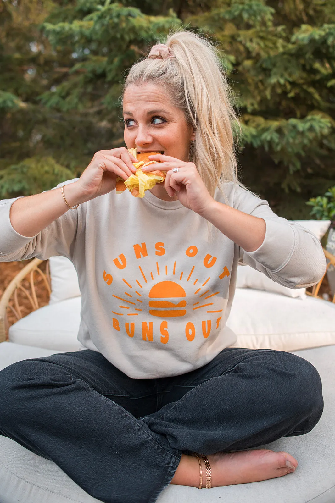 The SUNS OUT BUNS OUT Sweatshirt