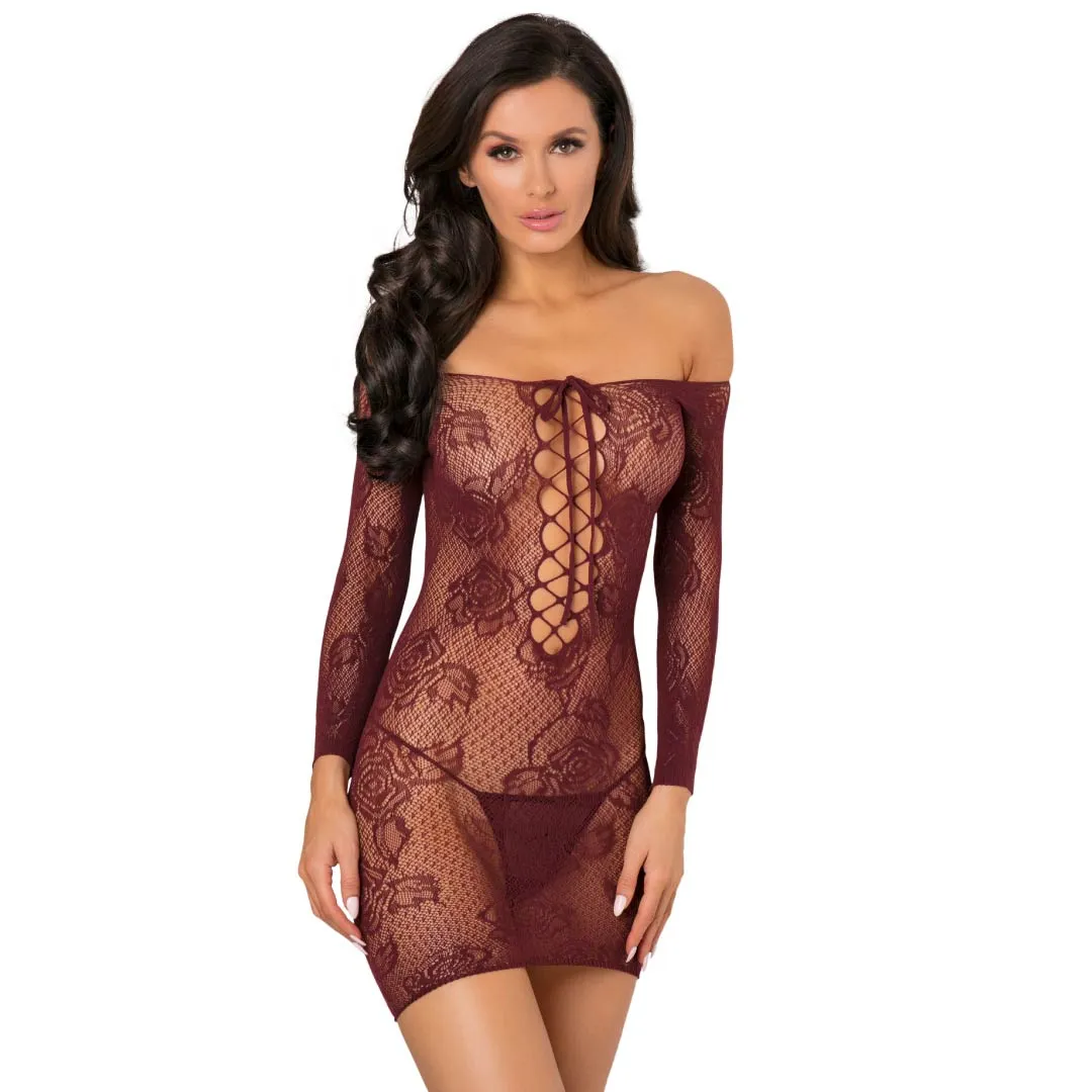 Tie Breaker Long Sleeve Dress