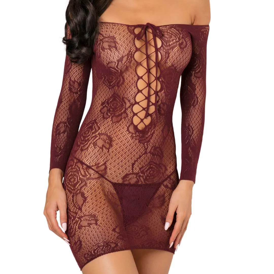 Tie Breaker Long Sleeve Dress