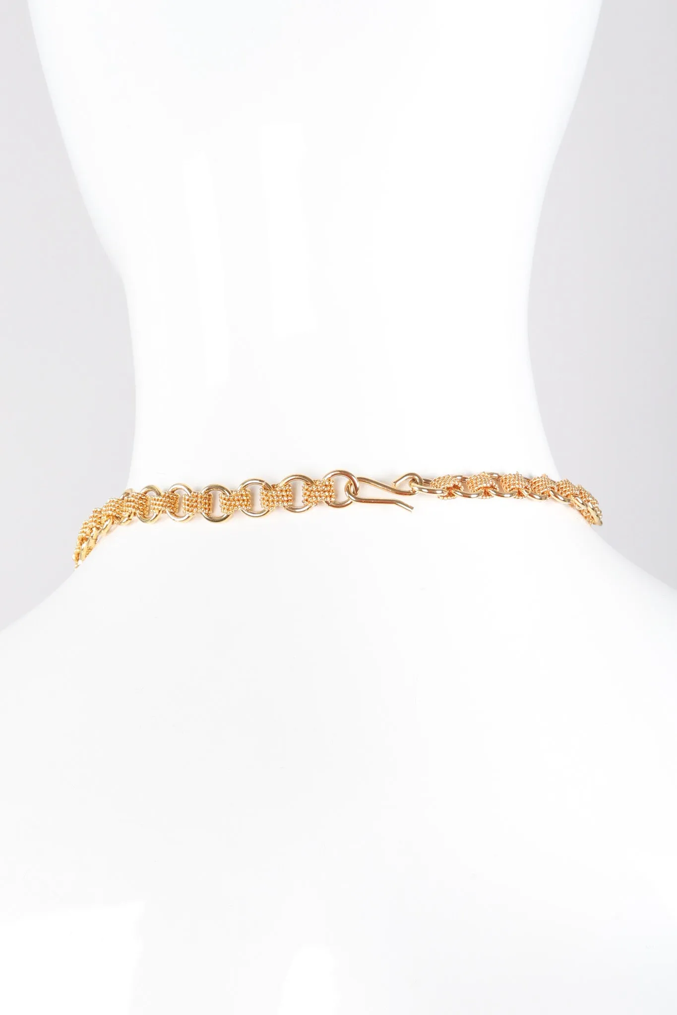 Tiered Pearl Hoop Pendant