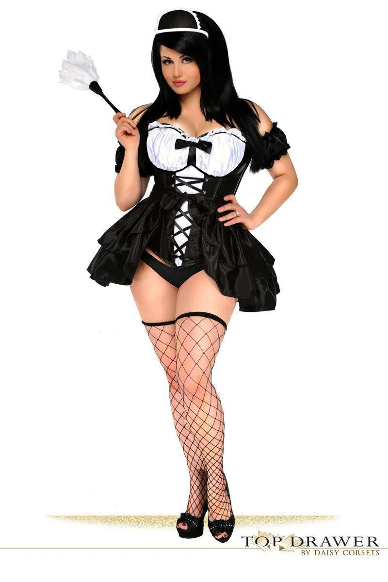 Top Drawer 4 PC French Maid Costume