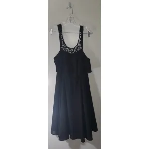 Torrid Black Lace thin strap lace midi dress,  size 14