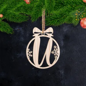 U Letter - Ornament Cut out 41 - PT97