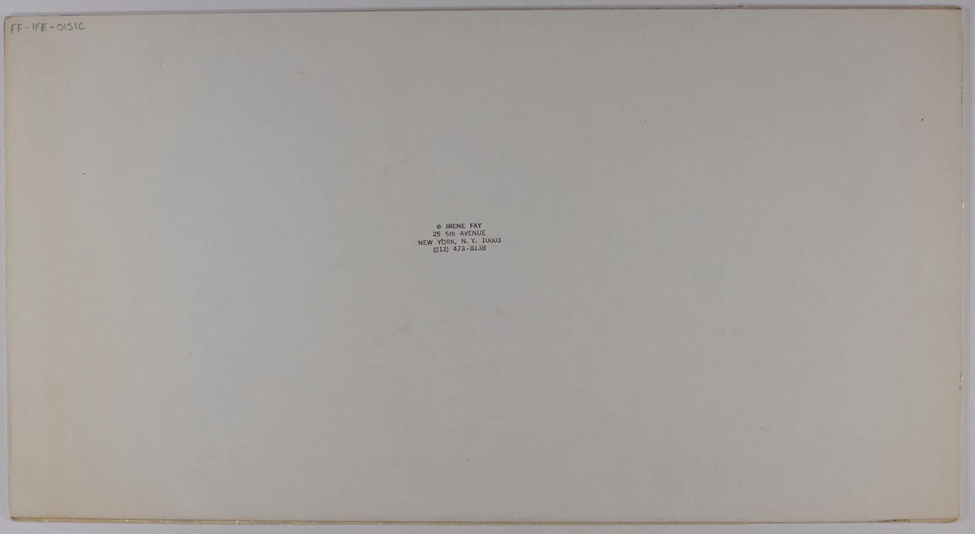 Untitled (Deer in the Snow)