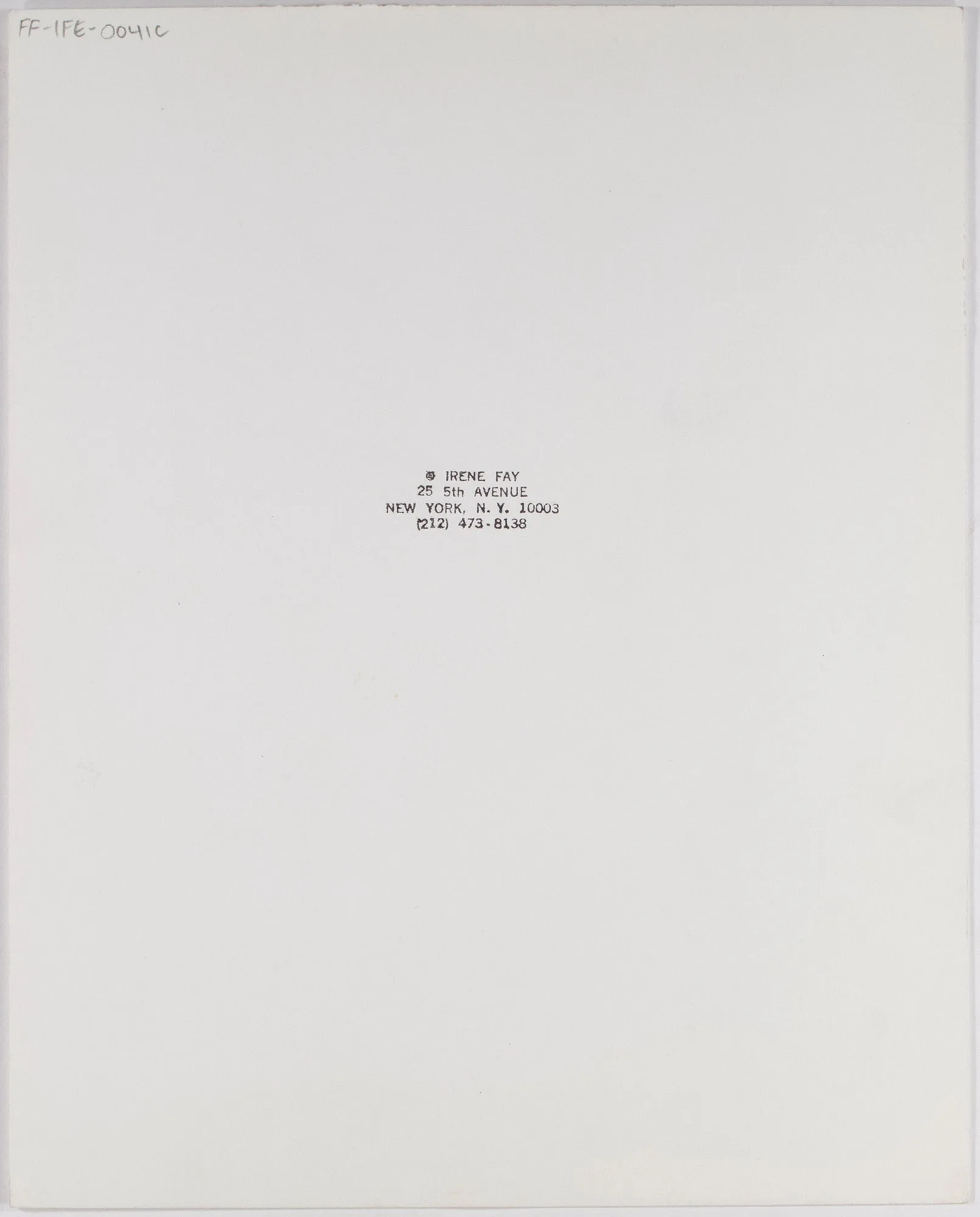 Untitled (Storefront Mirror)