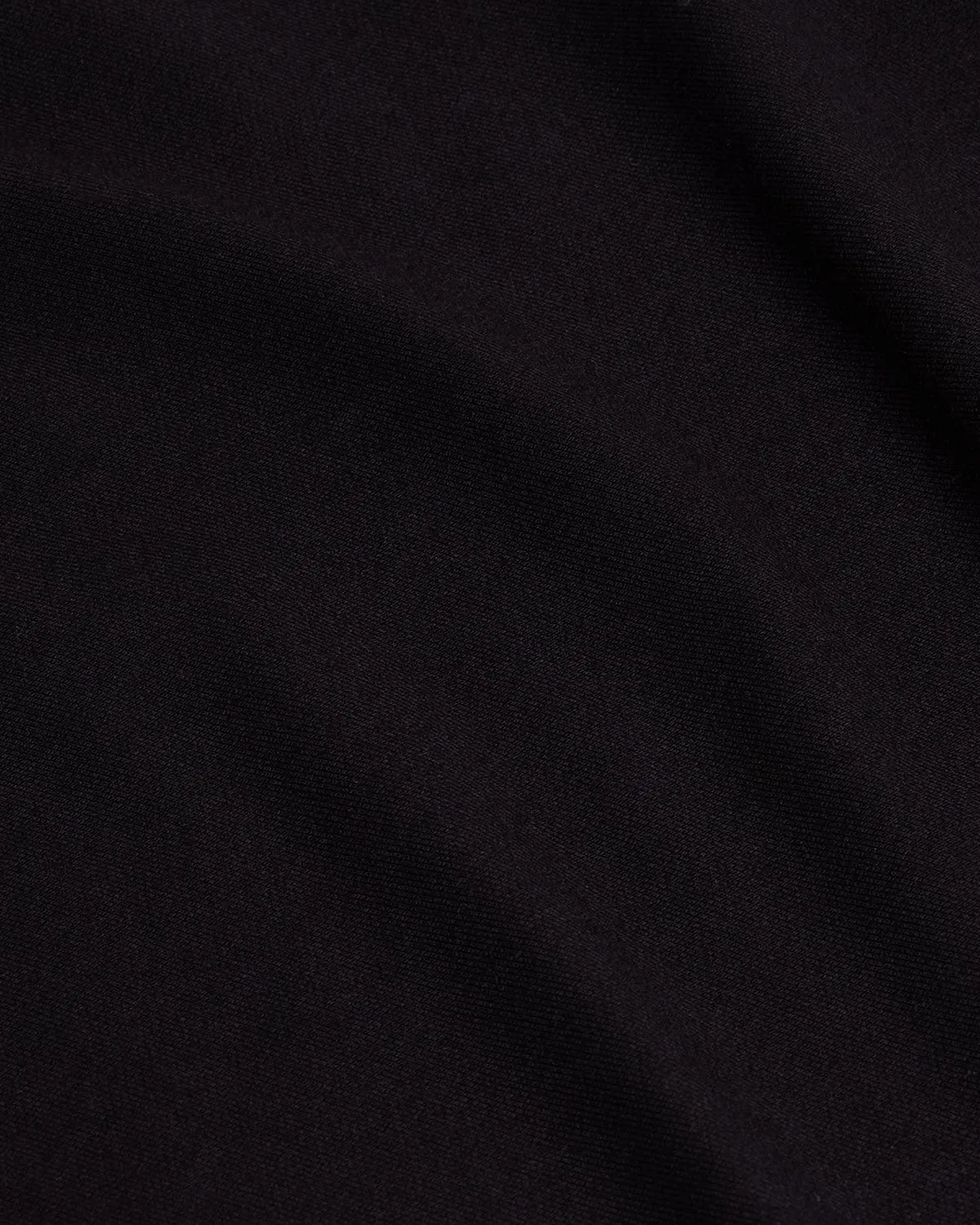 V Neck Long Sleeve Top | Black