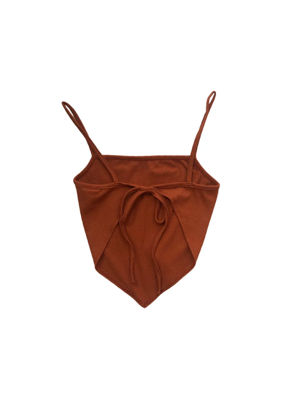 Valentina Cami Crop Top - Meerkat
