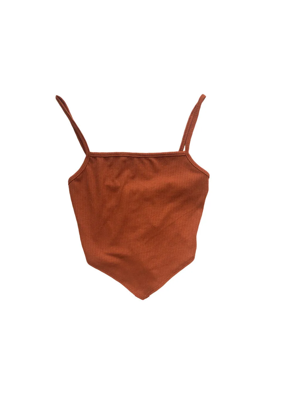 Valentina Cami Crop Top - Meerkat
