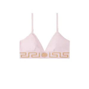 VERSACE GRECA BORDER TOP LIGHT PINK