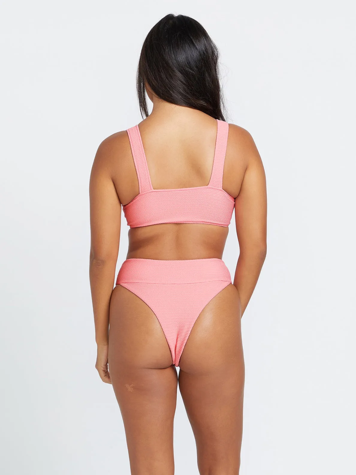 Volcom Womens So Current Plunge U-Wire Bikini Top
