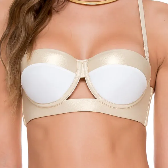 WARRIOR SPIRIT - Cut Out Underwire Top