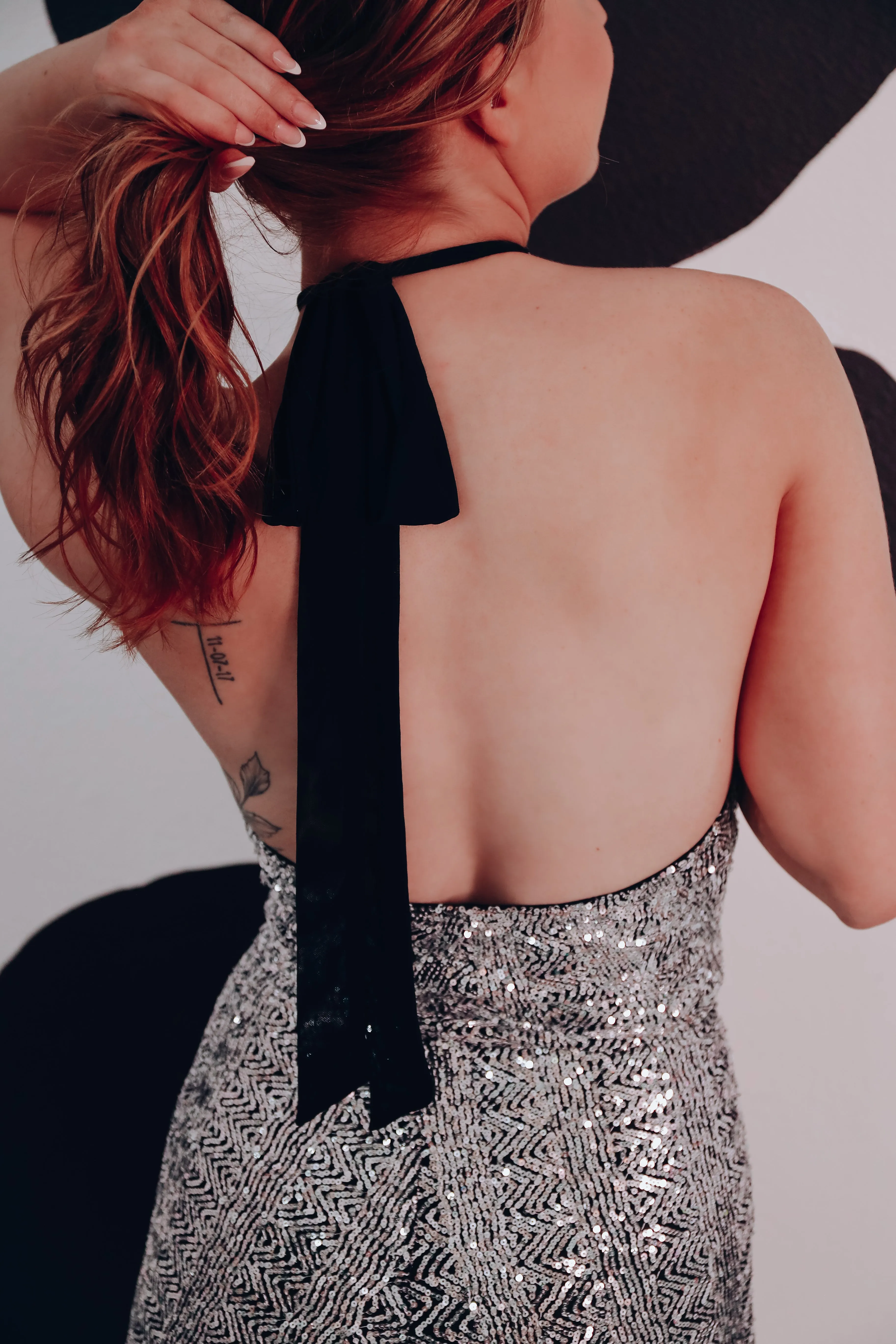 What Happens In Vegas... Sequin Jumpsuit - Silver
