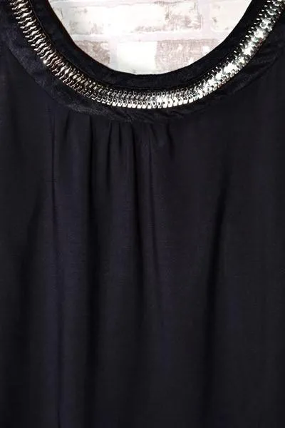 White Embellished Tank (S - Lg available)