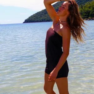 Women's One Piece Strapless Jumpsuit