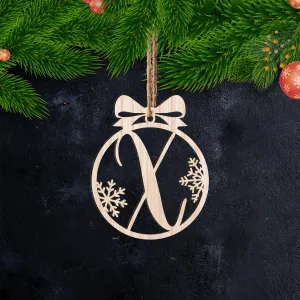 X Letter - Ornament Cut out 44 - PT97
