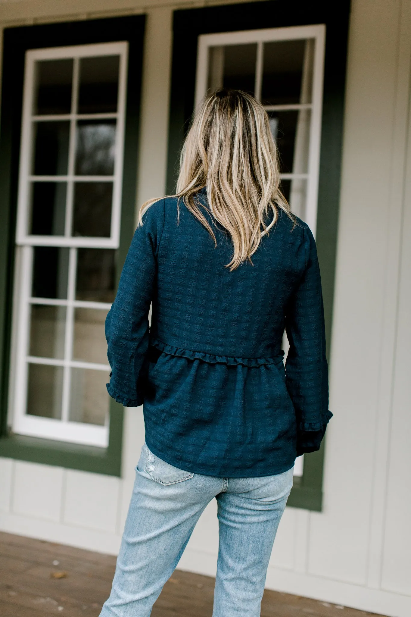 X Navy Nice Top