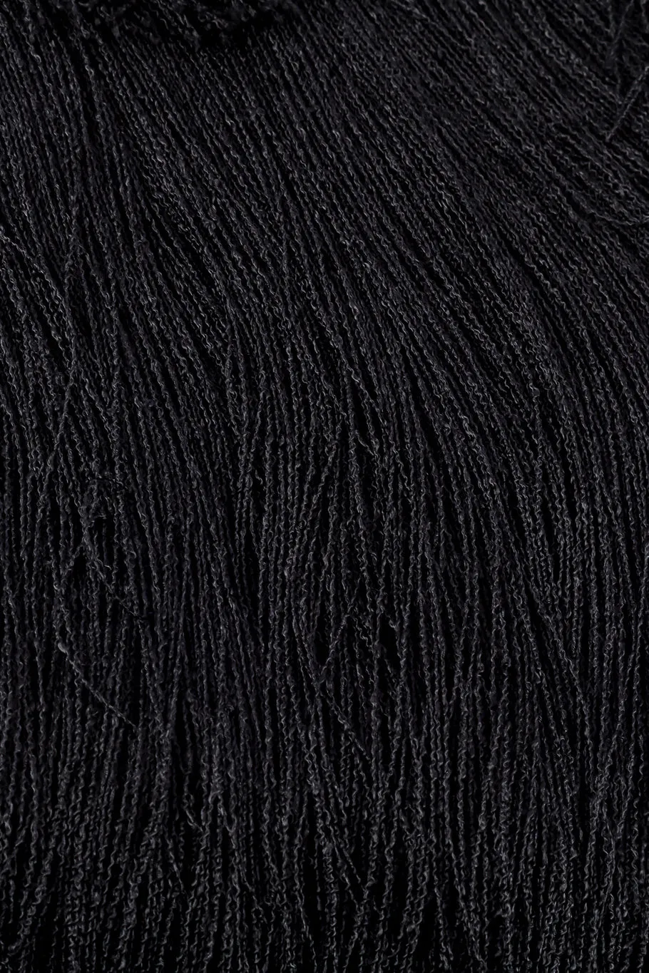 Yarn Fringe Tiered Dress