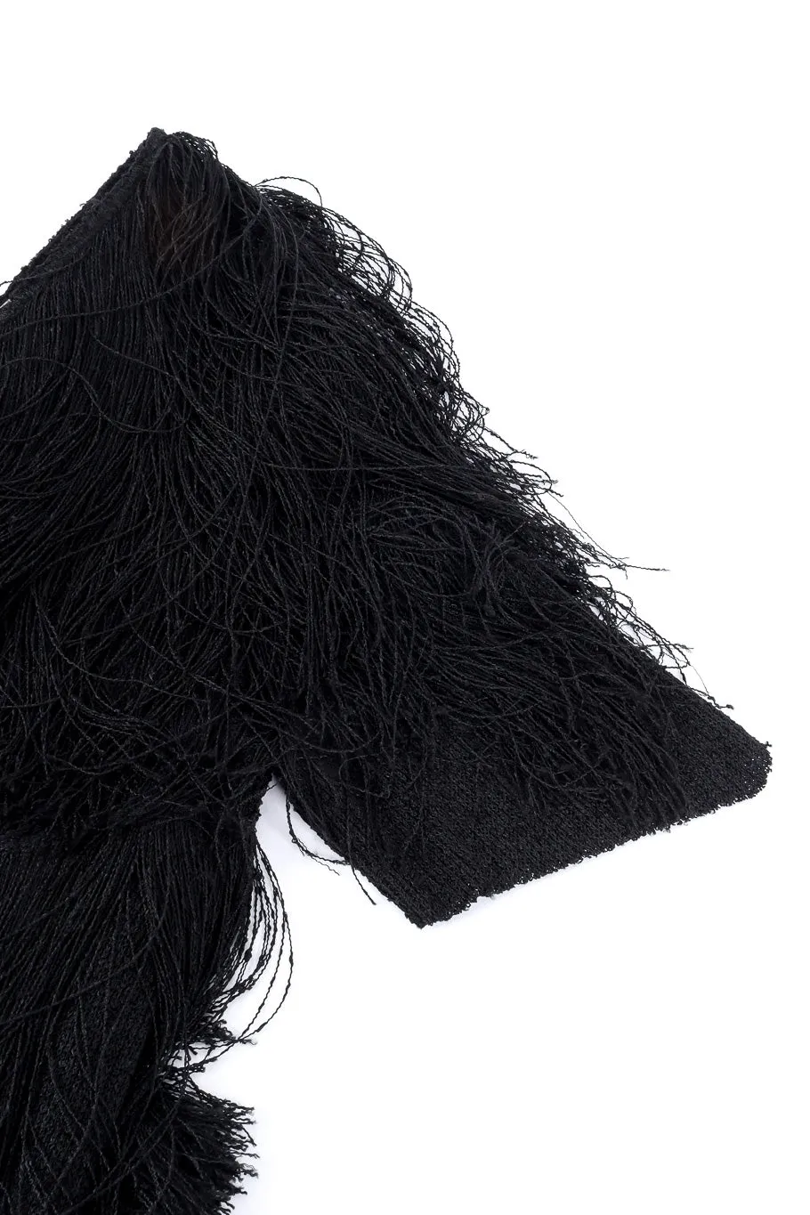 Yarn Fringe Tiered Dress