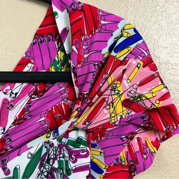 Zac Posen Safety Pin Print Maxi Dress / Gown