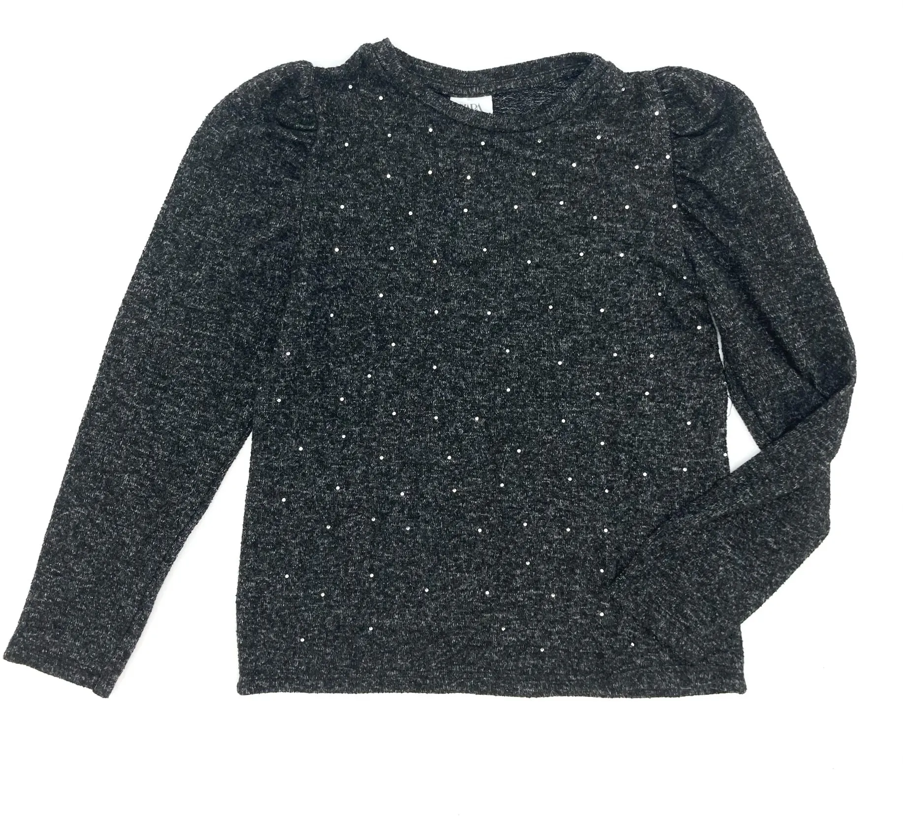 Zara grey embellished sweater - size 9
