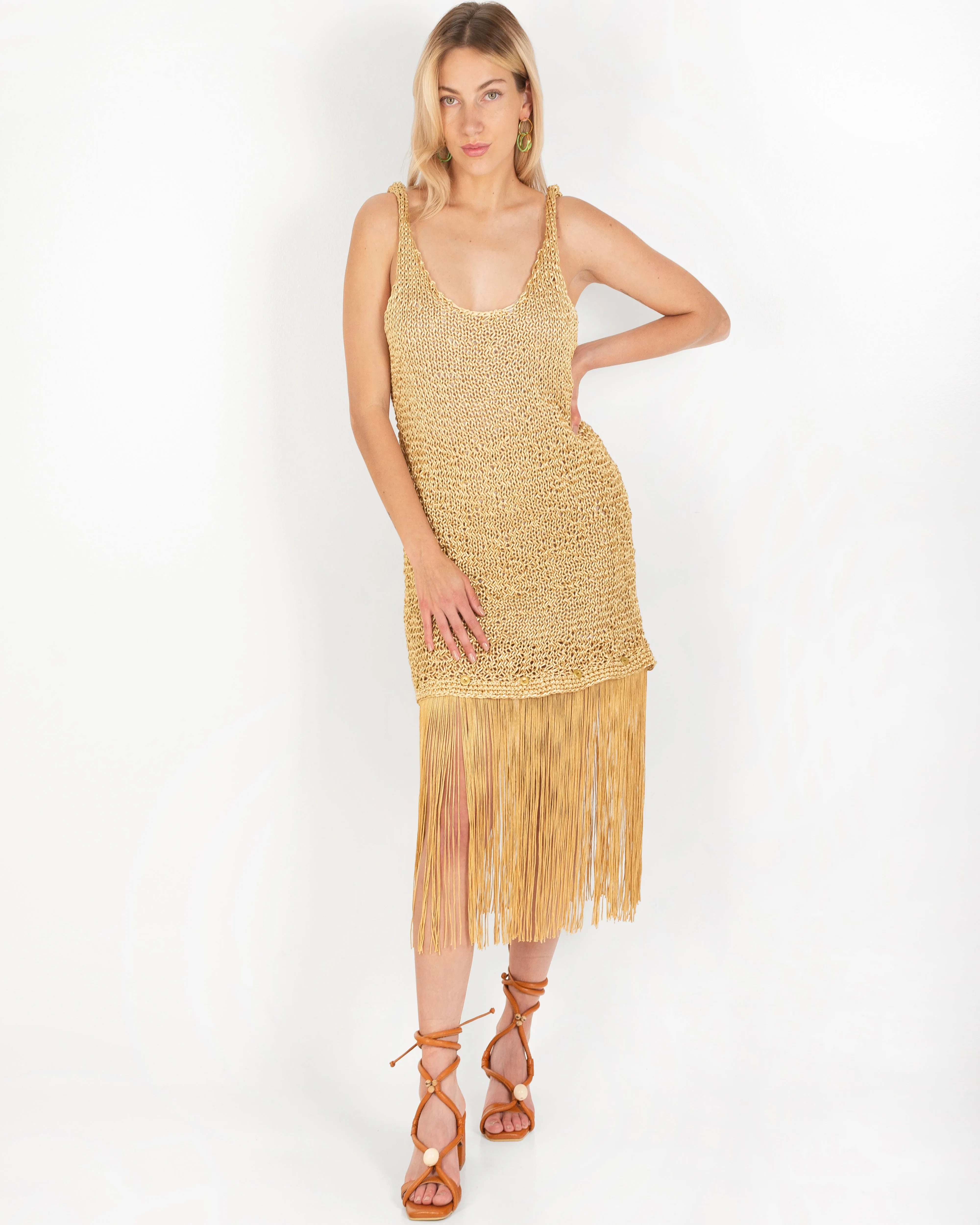Zwina Fringe Dress with Lining (PREORDER)